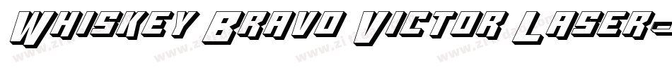 Whiskey Bravo Victor Laser字体转换